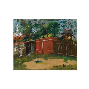 Imagem de Marice Utrilo pinturas famosas arte de parede - decoração de parede - pintura de parede de quarto - reprodução em tela - The Mill 2/60x80cm24x31inch sem moldura