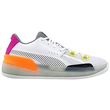 Imagem de PUMA Mens Clyde Hardwood Retro White Athletic Basketball Shoes 11