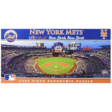Imagem de Masterpieces Quebra-Cabeça Esportivo Com 1000 Peças - Vista Panorâmica Do Centro Mlb New York Mets 13" X 39"