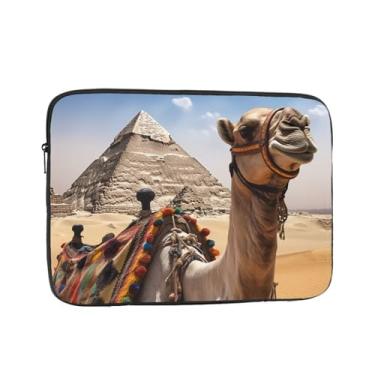 Imagem de Capa para laptop Pyramid Camel de 12 polegadas bolsa de transporte para computador à prova de choque capa protetora para notebook bolsa portátil para laptop bolsa à prova d'água para homens e mulheres