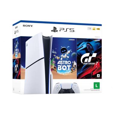Imagem de Console PlayStation®5 Slim Disk- Pacote ASTRO  BOT e Gran Turismo 7