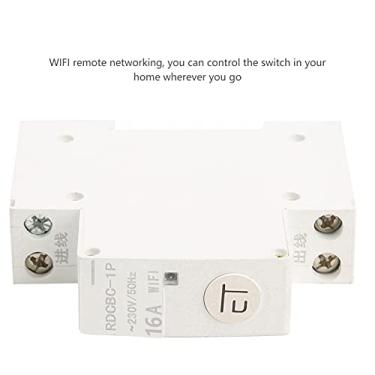 Imagem de Disjuntor AC230V - Interruptor de Ar de Controle Remoto 1p Com Aplicativo Móvel, Timer de Voz, Opções 6A a 63A para Automação Residencial (1p 16a)