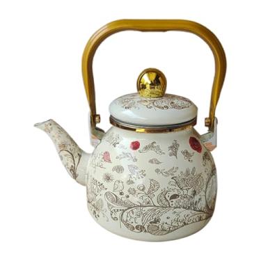 Imagem de predolo Chaleira esmaltada, bule de água, cafeteira, fogão, chaleira para café, escritório doméstico, PÁssaros