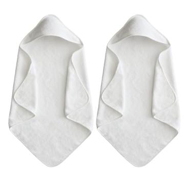 Imagem de IFaryMes Toalhas com capuz para bebês 80 x 80 cm, toalha de banho para recém-nascidos, crianças, crianças, chuveiro, roupão de banho ultra absorvente, cobertor macio para meninos e meninas, 2 peças