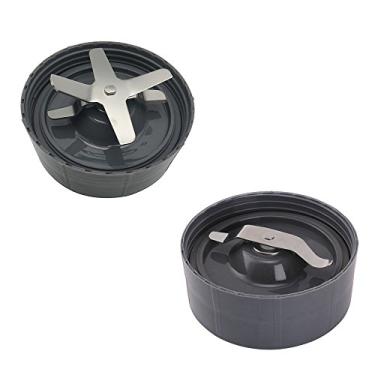 Imagem de JOYSTAR Lâmina extratora Pro de peças de reposição e lâmina de fresagem plana, compatível com liquidificador Nutribullet Juicer NB101 600W e NB102 PRO 900W Series (2, 1X lâmina extratora Pro + 1X