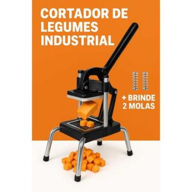 Imagem de Picador Legumes Batata Cortador Tripé Multiuso Tomate Cebola Frios Cab