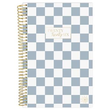 Imagem de bloom daily planners Agenda de bolso 2026 - 10 cm x 15 cm - (janeiro de 2026 a dezembro de 2026) - Mini agenda semanal/mensal e livro de calendário - quadriculado