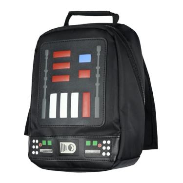Imagem de Lancheira Star Wars Darth Vader com capa, bolsa térmica para recipiente de alimentos fácil de transportar