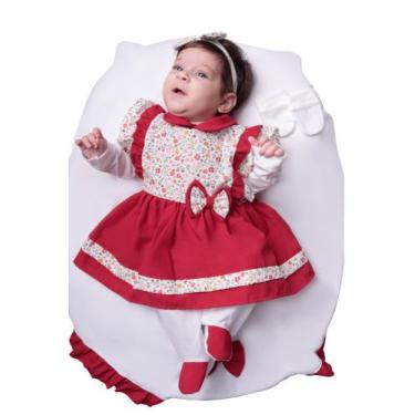 Imagem de Saída Maternidade Menina Jasmim 5 peças Roupas de Bebê - João e Maria 