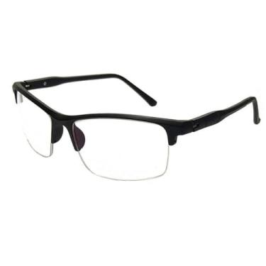 Imagem de Oculos Esportivo Masculino Armação Para Grau Fio De Nylon (PRETO)