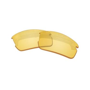 Imagem de OOWLIT Lentes de substituição compatíveis com óculos de sol Oakley Flak 2.0 OO9295 HD amarelo não polarizado