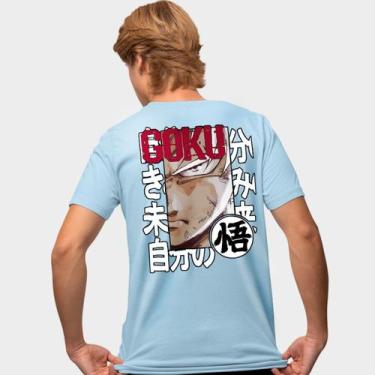 Imagem de Camisa Camiseta Genuine Grit Masculina Estampada Algodão 30.1 Goku Dra