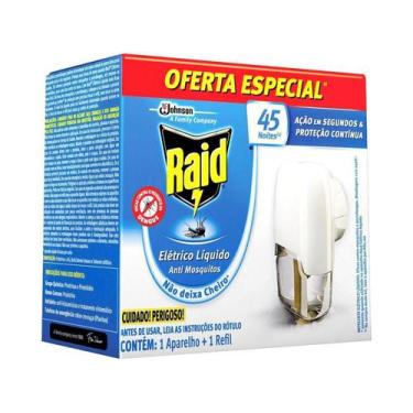 Imagem de Repelente Elétrico Líquido Raid Antimosquitos - 32,9ml 45 Noites, 32,9