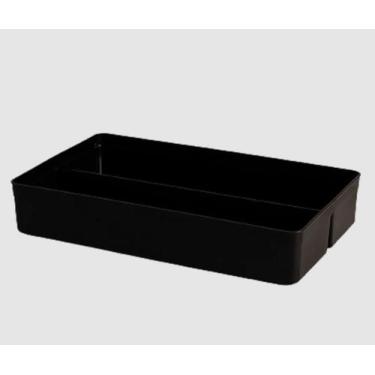 Imagem de Organizador Modular com Divisória em Plástico Preto 40x25x7,5cm- Param