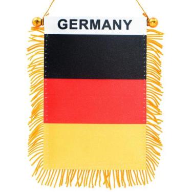 Imagem de Bandeira pendurada na janela Anley Germany Fringy 10 x 15 cm com sucçã