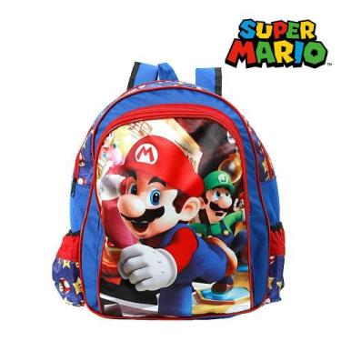 Imagem de Mochila Escolar Infantil Mario Bros - Toys 2U