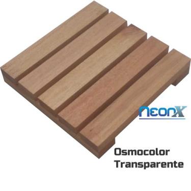 Imagem de Deck De Madeira Modular 25x25cm Com Pintura Neonx, Osmocolor Transpare
