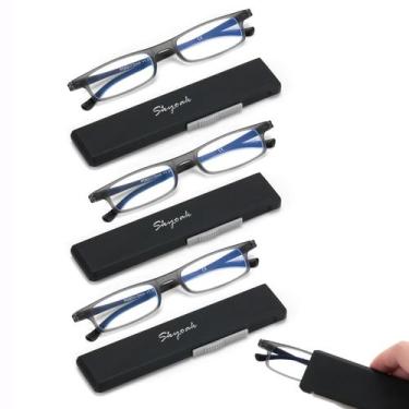 Imagem de Óculos de leitura SKYOAK Ultra Thin TR90 Blue Light +1.5