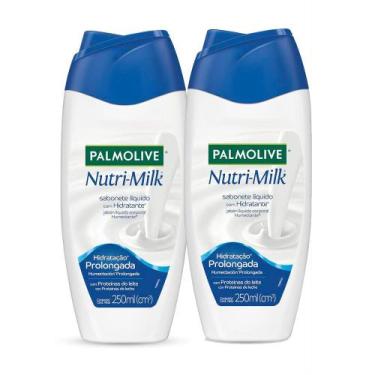 Imagem de Kit 2 Sabonete Líquido Palmolive Nutri-Milk Hidratante com 250ml