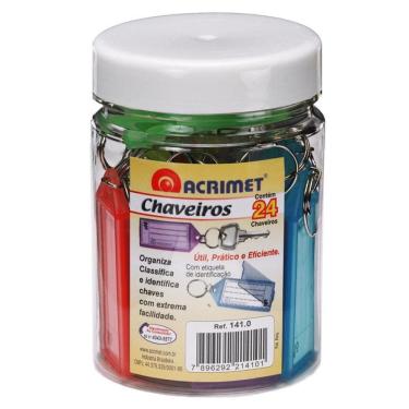 Imagem de Chaveiro c/ etiqueta pote c/ 24 unidades 141.0 Acrimet