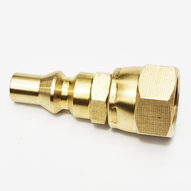 Imagem de GRILLJOB Conexões de conexão rápida de propano RV de 1/10.2 cm para conectar aparelhos a gás de baixa pressão, churrasqueira, lareira e conexão rápida para trailers, alargador fêmea de 1/20.3 cm x