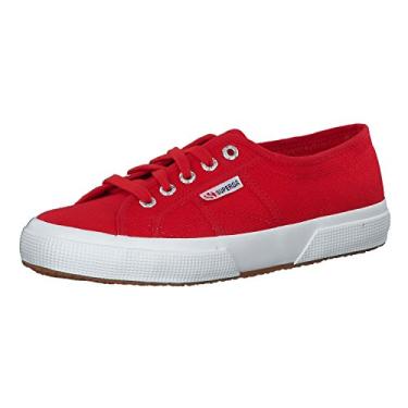 Imagem de Superga Tênis masculino de ginástica, tamanho P, Vermelho (vermelho-branco), 42 BR