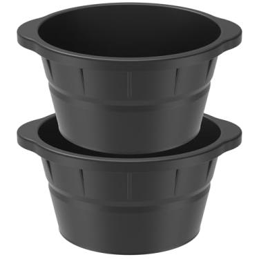 Imagem de 2 peças de molde de bloco de gelo extragrande, bandeja grande de silicone para cubos de gelo, máquina de gelo grande de 3,6 kg, molde dobrável de tamanho grande para cubos de gelo antiaderente, fácil