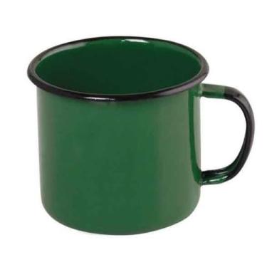 Imagem de Caneca Esmaltada, 360ml, Nº8, Ewel (Verde)