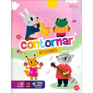 Imagem de Caderno de atividades Contornar com 16 fls Tilibra