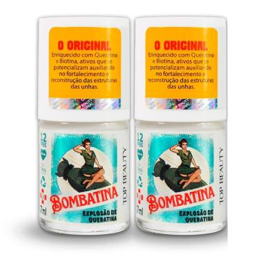 Imagem de Kit 2 Base de Tratamento Top Beauty Bombatina Explosão de Queratina 7ml