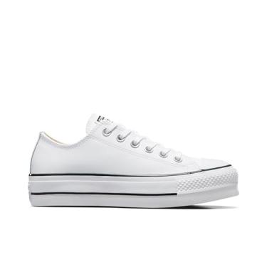 Imagem de Converse Tênis feminino Chuck Taylor All Star Lift Clean, branco/preto/branco, 42, Branco/Preto/Branco