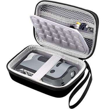 Imagem de Capa de microscópio compatível com Carson MicroFlip 100x-250x/ para Carson MicroBrite Plus 60x-120x microscópio de bolso iluminado por LED, caixa de armazenamento portátil para microscópios - preta