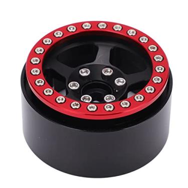 Imagem de aqxreight Rodas de Alumínio de Alumínio de de 5 Orifícios de Bola de 5 Orifícios de de Pneu de Trava Não Coloração Rims RC RECH HubPink Gold Gold Sturdy Strong e Substitua Can. Roda de de de