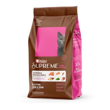 Imagem de Ração Quatree Supreme Gatos Adultos Salmão Batata Doce 10.1kg