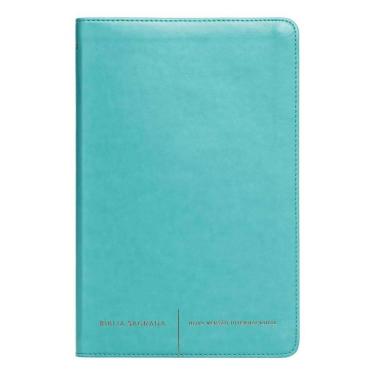 Imagem de Bíblia Sagrada Nvi Slim Luxo Verde Água Tiffany, De No