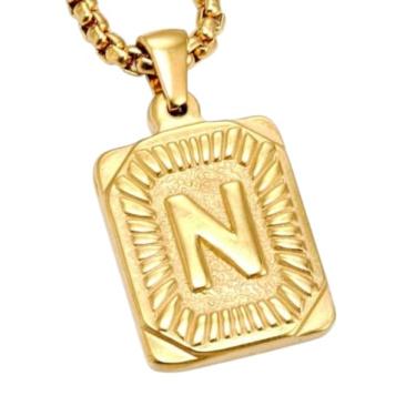 Imagem de Corrente Com Pingente Letra Inicial Estilo e Significado (Letra N)