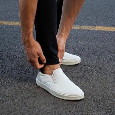 Imagem de Tênis Masculino Iate Slip On Sapatênis Casual Confortável Macio Leve Estiloso Trabalho Resistente-Masculino
