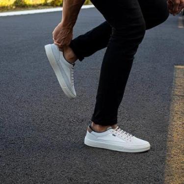 Imagem de Tênis Masculino Casual Confortável Sapatênis Estiloso Versátil Trabalho Dia A Dia Leve Macio-Masculino