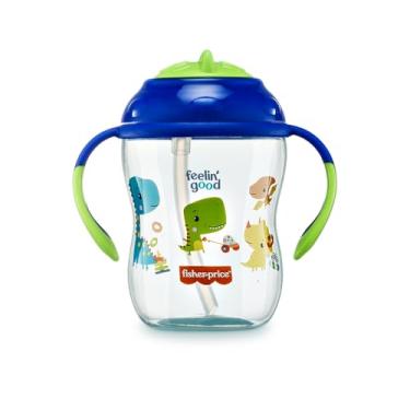 Imagem de Copo de Treinamento com Canudo First Moments Blueberry Smoothie 270 ml Azul Fisher Price - BB1016