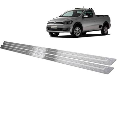 Imagem de Soleira De Porta Volkswagen Saveiro G6 Aço Inox
