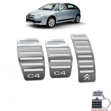 Imagem de Pedaleira Manual Em Aço Inox Citroen C4 Hatch
