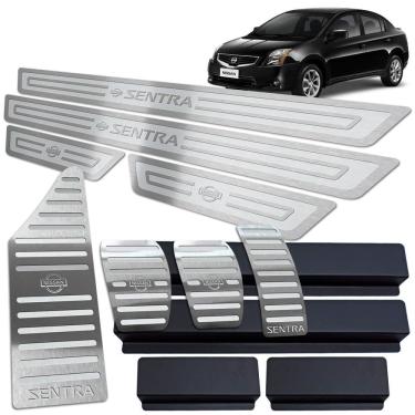 Imagem de Descanso Pedaleira Manual Soleira Sentra 2008/2013 Prata AR