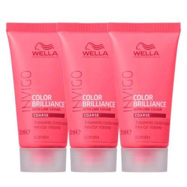 Imagem de Wella Professionals Invigo Color Brilliance Kit com Três Máscaras Cond