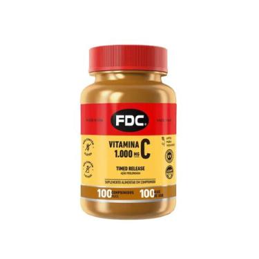 Imagem de Vitamina C 1000mg Timed Fdc Release Ação Prolongada 100 Comp - FDC VIT