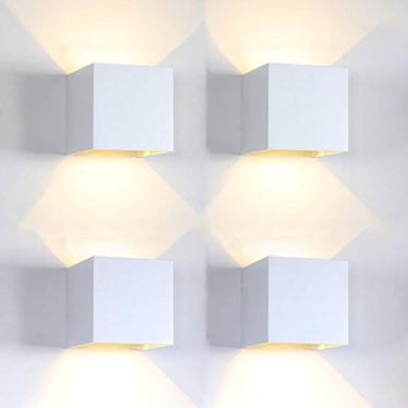 Imagem de Luminária de parede para banheiro sobre espelho, acabamento em latão, 3 luzes, abajur com cúpula de vidro branco, iluminação de arandela moderna para banheiro, quarto, galeria (exceto lâmpad