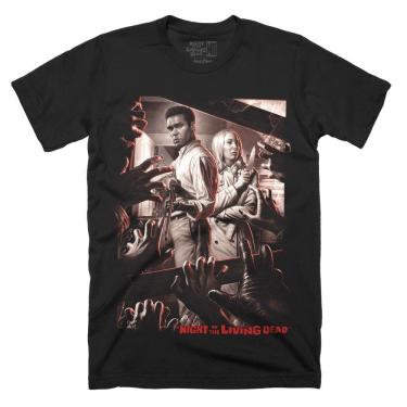 Imagem de Camiseta ROCKINSTONE Night Of The Living Dead Bar The Doors