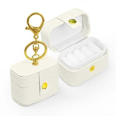 Imagem de Travesseiros de anel para coleira de cachorro, caixa de travesseiro de anel de casamento de couro PU para animais de estimação, caixa de armazenamento de brincos para casamento, casamento, casamento