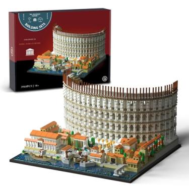 Imagem de Givenni Architecture The Roman Colosseum Building Sets; Collectible Model for Adults; Home Décor Model Building Kit, Creative DIY Activity, Famous Landmarks Collection (3989Pieces)