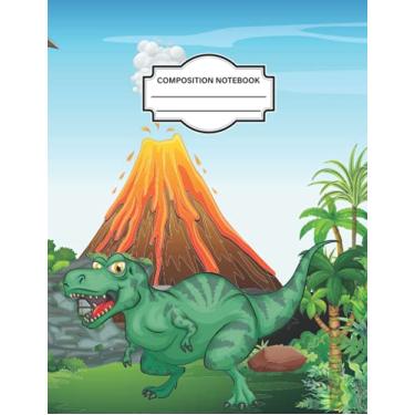 Imagem de Composition Notebook: Perfect Family Gift Ideas For Your Holidays, Dinosaur Book