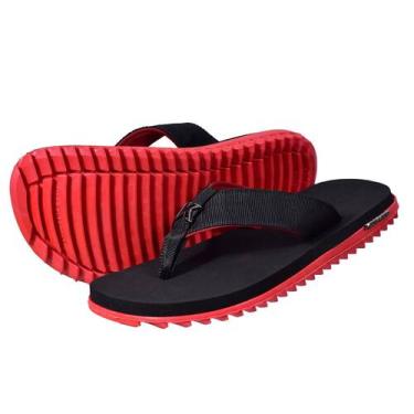 Imagem de chinelo masculino adulto kivah pro e full force - Kenner, Vermelho, 39
